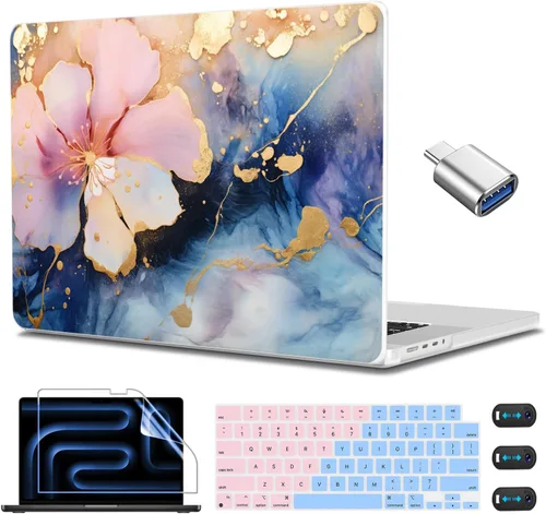 Vista 26 de CISSOOK Funda para MacBook Pro de 14 pulgadas 2025-2021 Release M5 A3434 M4 A3401 A3112 A3185 M3 A2918 A2992 M2 A2779 M1 A2442, carcasa rígida