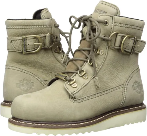 Vista 7 de Harley-Davidson D84468 - Botas de motocicleta para mujer Marconi de 6.0in, color negro o arena