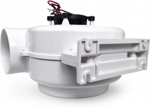 Vista 5 de SEAFLO SFBB1-320-02 - Soplador de sentina, 320 CFM, 12 V CC, ventilador de ventilación marino de montaje flexible de 4 pulgadas con motor protegido