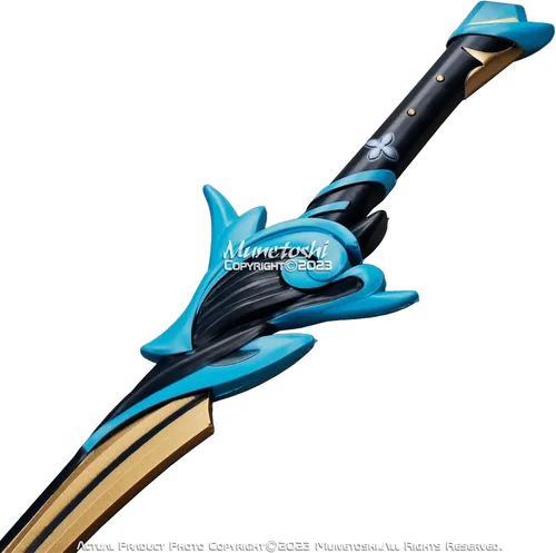 Vista 5 de 39.5 pulgadas de espuma Haran Geppaku Futsu Katana Samurai Sword Impact Video Game Anime Prop Cosplay disfraz