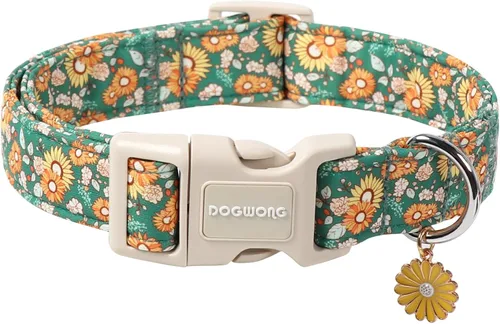 Vista 30 de DOGWONG Collar de Abeja Amarilla para Perros - Lindos Collares de Perros Ajustables de Diseño Primaveral Collar Amarillo para Cachorros para Perros