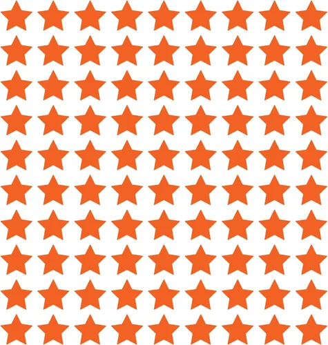 Vista 20 de LiteMark Calcomanías de vinilo mate extraíbles con diseño de estrella Blanco