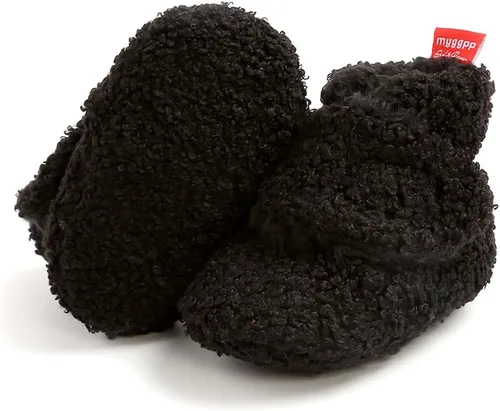 Vista 5 de Botines para bebés, recién nacidos, niños y niñas, pantuflas cálidas para cuna, calcetines para interiores, primeros caminantes