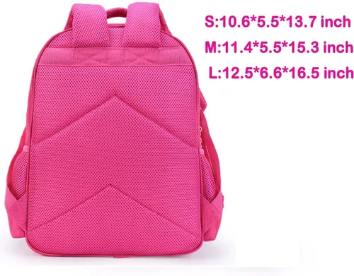 Vista 2 de Eybunll Mochila roja Tur Meilin de dibujos animados ligera bolsa de viaje para niños y niñas Varios colores Divertido