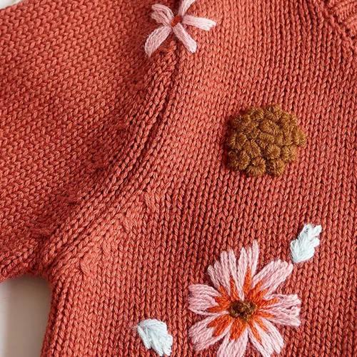 Vista 6 de Simplee - Chándal para niña 0-3 años color blanco y rosa
