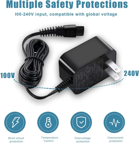 Vista 4 de Cargador de repuesto compatible con Bissell 2390A Cargador Aspiradora 2390 2390A 2390A 23903 2284 2284W Aspiradora de mano inalámbrica 1614206