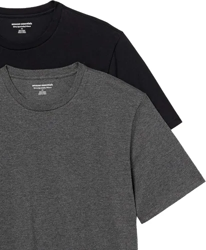 Vista 6 de Tienda Essentials Men's Slim-Fit Short-Sleeve Crewneck T-Shirt, Pack of 2