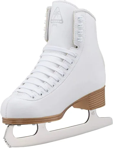 Vista 7 de Jackson Ultima Classic 200/500 Patines de hielo para mujeres y niñas – Patines de patinaje artístico cómodos para patinaje sobre hielo y patinaje
