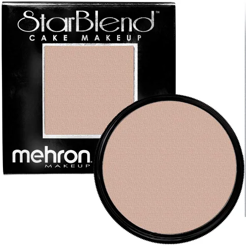 Vista 13 de Mehron Makeup StarBlend Maquillaje en Pastilla Polvo Prensado Húmedo/Seco Base en Polvo Pintura Facial y Corporal Marrón Sable 2 oz (56g)