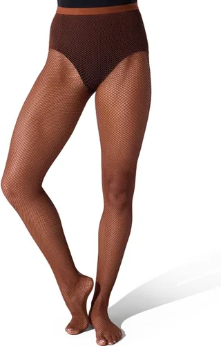 Vista 6 de Capezio Medias Mallas Studio Basics de Red Sin Costuras para Mujer Negro