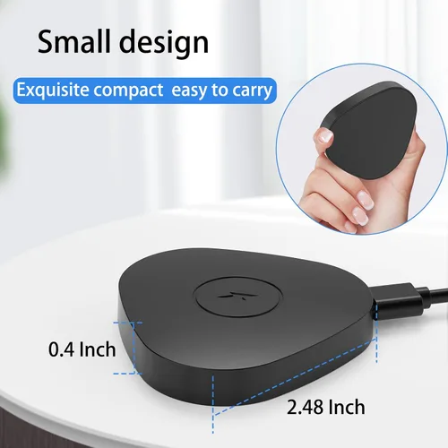 Vista 6 de Cargador inalámbrico compatible con Sonos Roam Gen 2nd/1st, base de carga magnética, base de carga para altavoz Bluetooth portátil para Sonos Roam