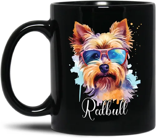 Vista 9 de Customized Boston Terrier Mug With Name, Boston Terrier Wearing Sunglasses Coffee Mug, Pet Dog Cup, New Dog Cup, Personalized Pet Memorial Mug Gift