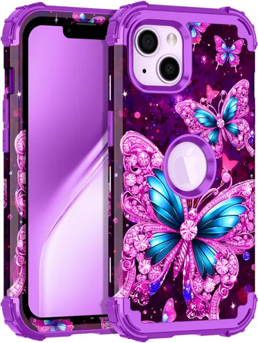 Vista 45 de Rancase Funda para iPhone 11, tres capas de alta resistencia a prueba de golpes, protección de plástico duro + funda protectora de goma de silicona