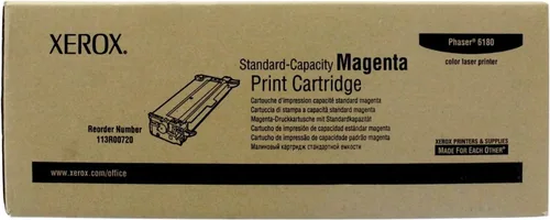 Vista 3 de Xerox Phaser 6180 - Cartucho de tóner de alta capacidad (6.000 páginas) - 113R00724 Magenta
