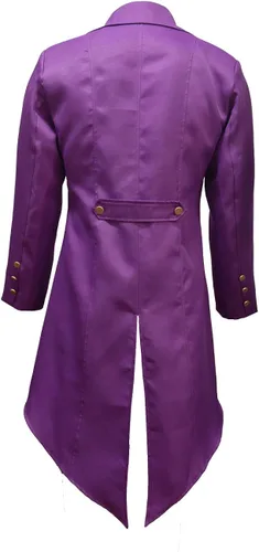 Vista 2 de Crubelon Steampunk - Chaqueta vintage para hombre, estilo gótico, victoriano, uniforme