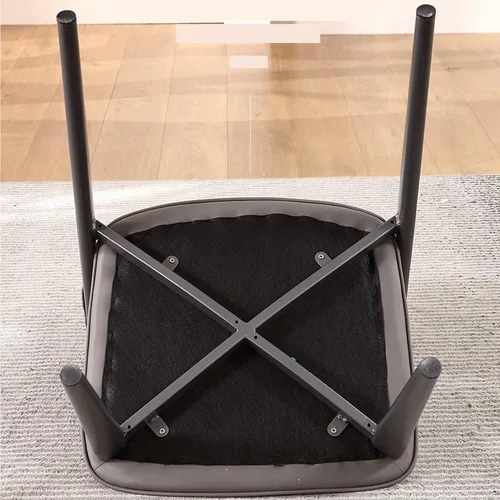 Vista 5 de Silla de escritorio cómoda Silla de comedor simple y moderna Silla de lujo ligera Silla de respaldo para el hogar Silla de comedor nórdica Silla