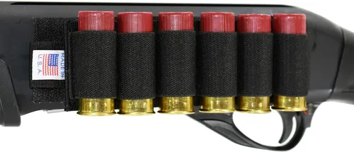 Vista 2 de Trinity - Soporte de 6 carcasas redondas compatible con Benelli Supernova – Portador de calibre 12 con soporte de gancho y bucle – Fabricado