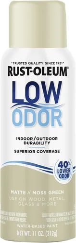 Vista 85 de Rust-Oleum - Pintura en aerosol prémium de bajo olor, gris ancla brillante Olor 40% menor que las pinturas en aerosol tradicionales, durabilidad