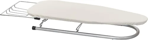 Vista 12 de Household Essentials Tabla de planchar de mesa con soporte para plancha y colgador de puerta Estación de planchado plegable compacta