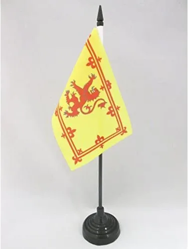 Vista 77 de AZ FLAG Aland Table Flag 4x6 in 100D Polyester Plastic Base Indoor use Finnish 15x10 cm desk flag stitched finish with reinforced edges with