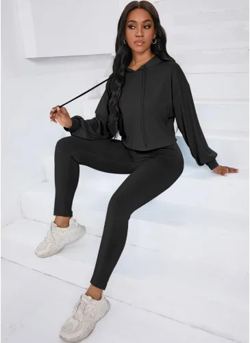 Vista 4 de Nimsruc Trajes de dos piezas para mujer, trajes de jogging, trajes casuales para correr
