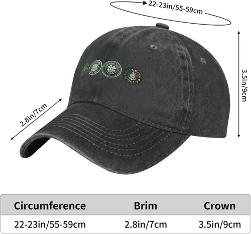 Vista 2 de Mans Woman - Gorra de béisbol desgastada lavada vintage para gimnasio
