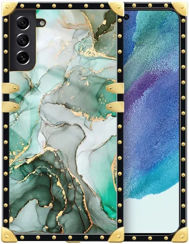 Vista 191 de Funda compatible con Samsung Galaxy S10 4G, TPU suave de lujo y parte trasera de policarbonato duro para niñas y mujeres, funda protectora a prueba