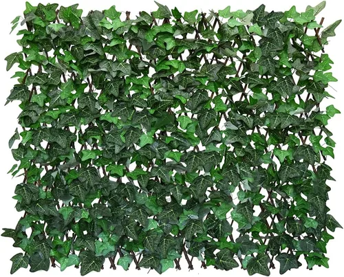 Vista 11 de Sumery Pantalla de Privacidad de Valla Expandible para Balcón Patio Exterior, Panel Decorativo de Cercado de Hiedra Artificial, Setos Artificiales