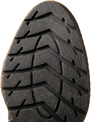 Vista 8 de ANN CREEK Botas de cuña de encaje a media pantorrilla 'Camux' Stitches color negro, Negro