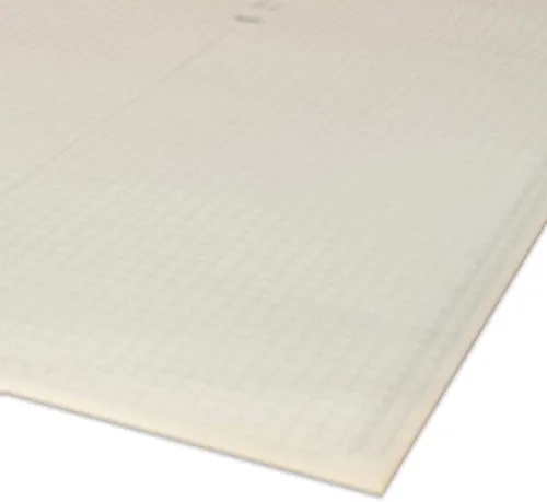 Vista 2 de Alfombrilla de corte de rinoceronte autorreparable de 4 x 8 pies con hoja Blanco con hoja de cuadrícula