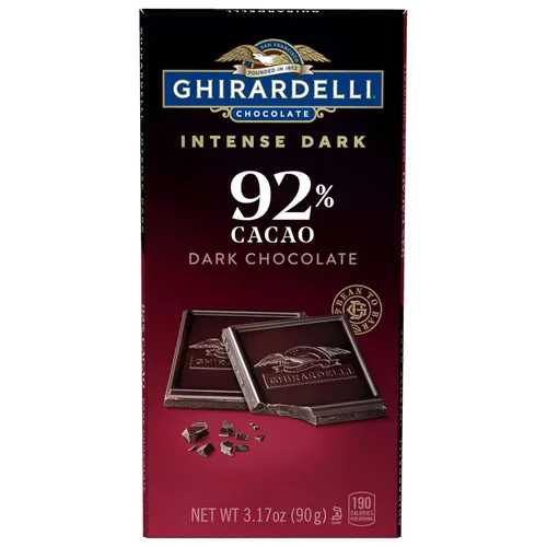 Vista 17 de GHIRARDELLI Barra de chocolate negro intenso, sal marina 60% cacao, barra de 3.5 onzas