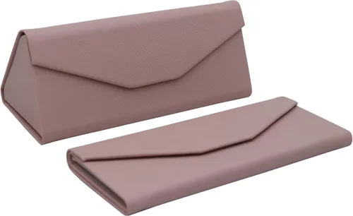 Vista 117 de Real Sic Funda para lentes de sol para hombres y mujeres, soporte magnético plegable para lentes de sol, inspirado en el color sólido