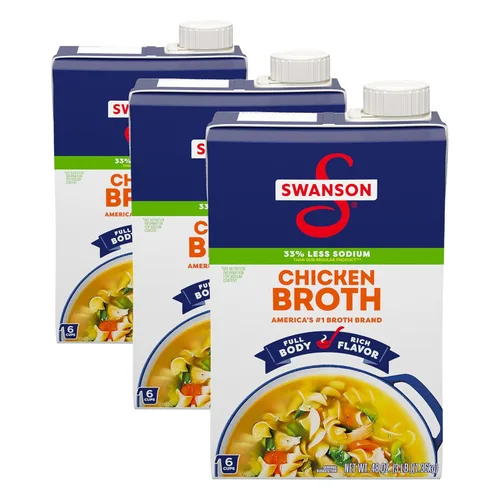 Vista 16 de SWANSON S Caldo de pollo Natural Goodness, cartón de 48 onzas