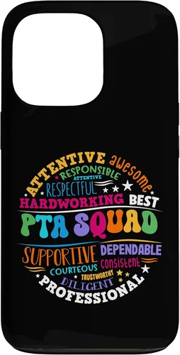 Vista 10 de iPhone 16 Parents Teacher Association Team Supporter PTA Squad Case