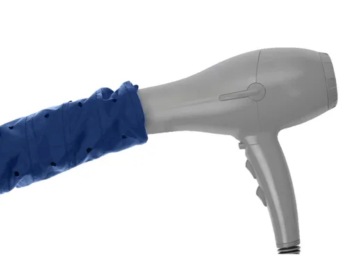 Vista 3 de Secador de pelo con capucha - Capó suave, ajustable y con capucha extra grande para secador de mano con agarre extensible y manguera de longitud