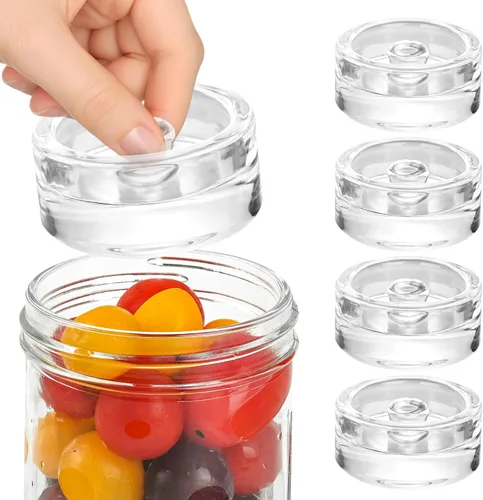 Vista 11 de Kit de fermentación de tarros Mason de 32 onzas, chucrut/decapado con 2 tarros de fermentación, 2 tapas de fermentación, 2 pesos de fermentación