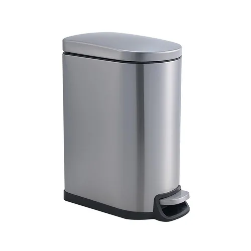 Vista 11 de Bote de Basura Antideslizante con Sistema de Bloqueo de Forro - Contenedor de Cocina de Acero Inoxidable, Tapa de Cierre Suave y A Prueba de Huellas