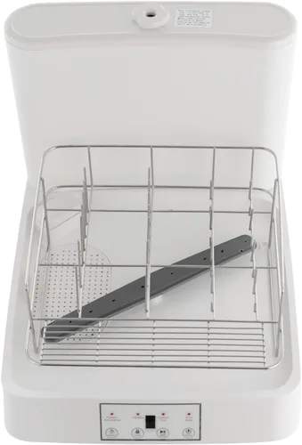 Vista 5 de Lavavajillas para encimera, 110 V, 800 W, portátil, automático, con tanque y control táctil, para el hogar, compacto, 3 programas de lavado