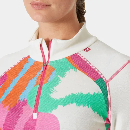 Vista 5 de Helly-Hansen LIFA Merino - Camisa de capa base con cremallera de 12 para mujer
