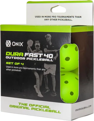Vista 10 de Onix Pelotas de pickleball para exteriores - Pure 2 y Dura 40