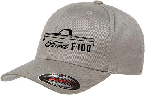 Vista 5 de 1967-1972 Ford F100 F-100 Pickup Truck Diseño Clásico de Contorno Flexfit sombrero Gorra