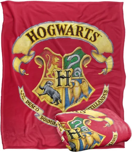 Vista 8 de Harry Potter Gryffindor Rough Crest Silky Touch Manta súper suave 36 x 58 pulgadas, Gryffindor Rough Crest