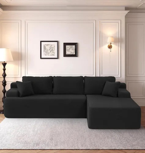 Vista 20 de Fond&Found - Sofá modular modular no requiere montaje, sofá modular de gran tamaño para sala de estar y oficina