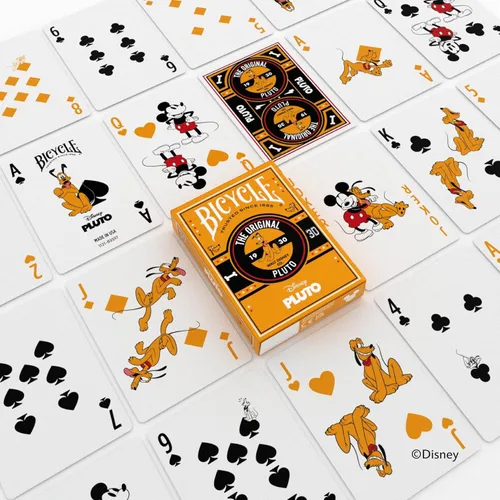 Vista 7 de Bicycle Paquete clásico de 6 cartas sensacionales de personajes de Disney con Mickey y Minnie Mouse, Donald y Daisy Duck, Goofy y Plutón
