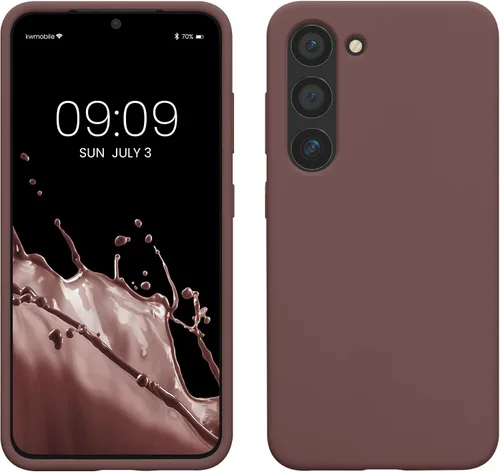 Vista 69 de kwmobile Funda compatible con Samsung Galaxy S9 - Funda de silicona TPU con acabado suave - Blue Reef