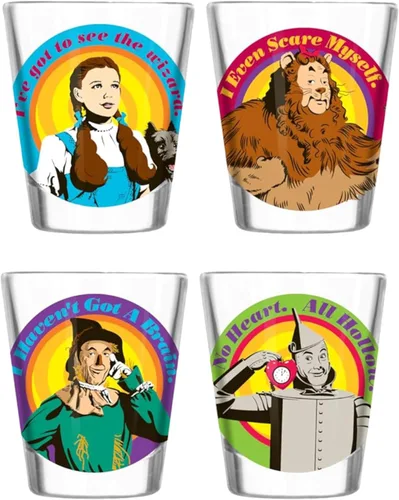 Vista 15 de Silver Buffalo Avatar the Last Airbender con Aang, Katara, Toph, Appa y Momo - Paquete de 4 mini vasos, 1.5 onzas