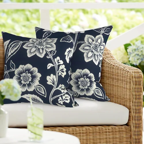Vista 66 de DYTXIII Paquete de 2 almohadas lumbares impermeables para exteriores con rellenos, 12 x 20 pulgadas, almohada decorativa rectangular para patio