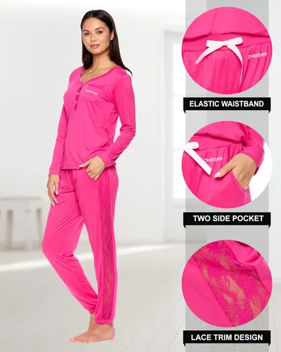 Vista 3 de bebe Conjunto de pijama para mujer