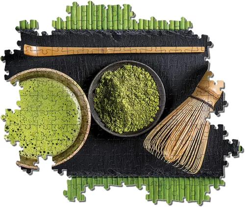 Vista 3 de Clementoni - 39522 - Colección Puzzle - Té Matcha - 1000 piezas - Hecho en Italia - Rompecabezas para adultos