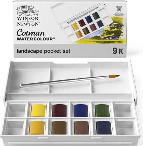 Vista 15 de Windsor & Newton - Cotman - Juego de acuarelas con 6 tubos de 0.3 onzas líquidas